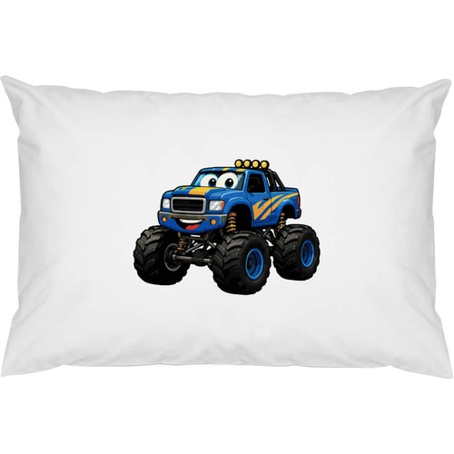 Blue monster truck - x, 'blue