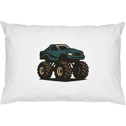 Blue monster truck - x, 'blue