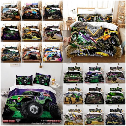 Monster jam trucks - trucks, duvet/doona