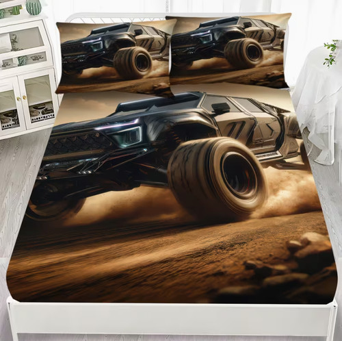 Monster truck fitted sheet - 04.,