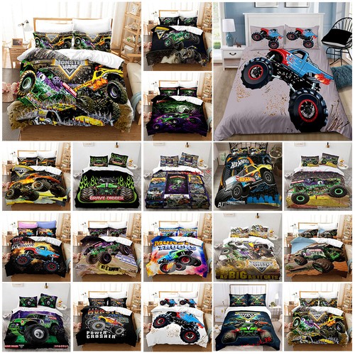 Monster jam trucks duvet doona - monster, duvet/doona
