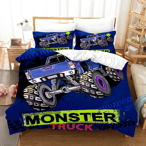 Monster truck blue - 3d,