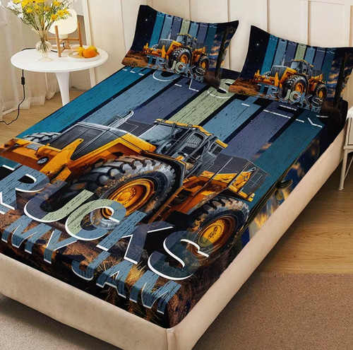 Monster truck fitted sheet - 24.,