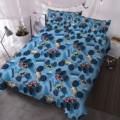 Monster truck duvet - monster,
