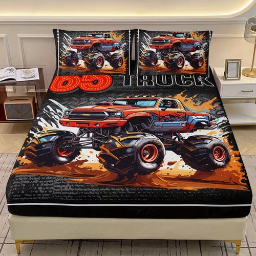 Monster truck fitted sheet - 13.,