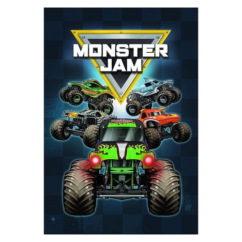 Monster jam trucks blanket - monster,