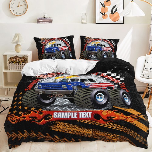 Monster truck bedding set - monster,