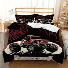 Monster Truck Boys Quilt Duvet