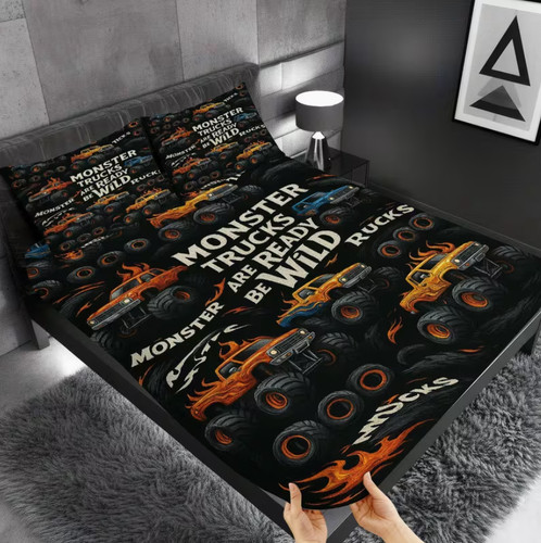 Monster truck fitted sheet - 25.,