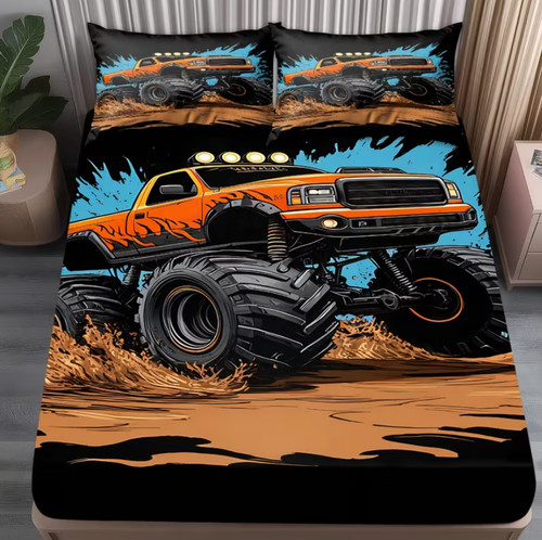 Monster truck fitted sheet - 18.,