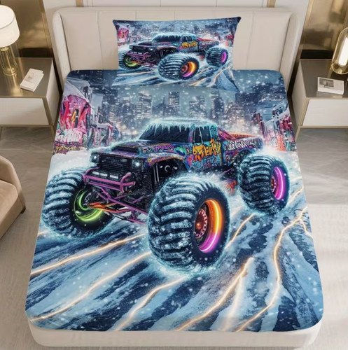 Monster truck fitted - monster, sheet