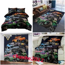 Monster Jam Trucks Duvet Cover