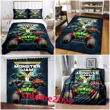 Monster Jam Truck 3D Kids Bed