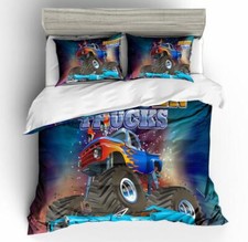 3D Monster Trucks DS Quilt