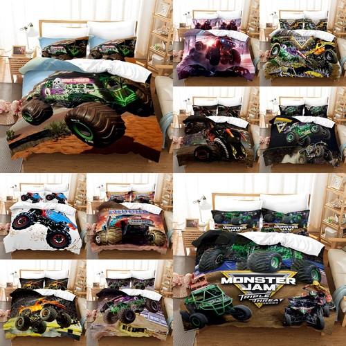 Monster jam truck duvet cover - jam,