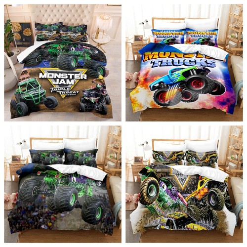 Monster jam truck duvet - jam,