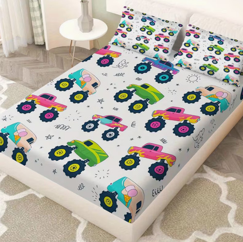 Monster truck fitted sheet - 43.,