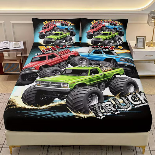 Monster truck fitted sheet - 08.,