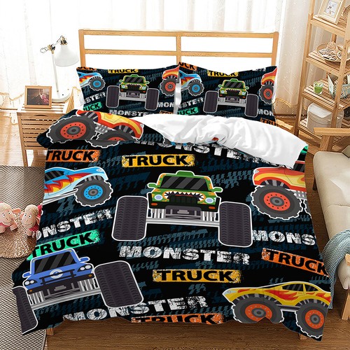Monster trucks bedding - trucks, set